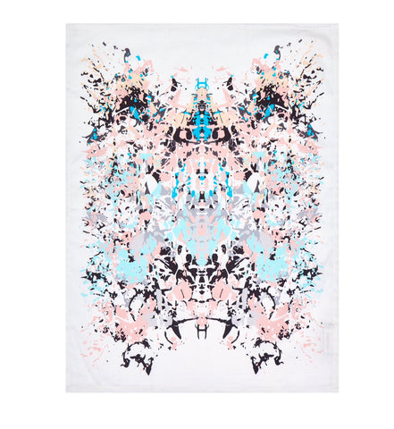 Tea Towel Smash and Grab Blue